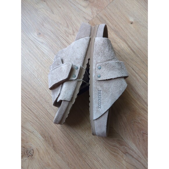 Birkenstock Kyoto Exquisite All Suede Sandals EU 38 Women 7-7.5 Monotone Gray - Picture 14 of 16